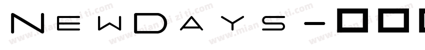 NewDays字体转换