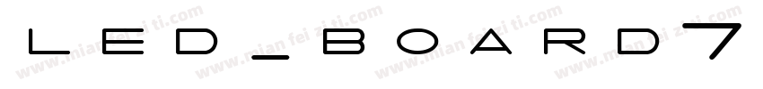 led_board7字体转换