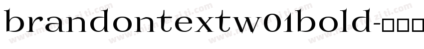 brandontextw01bold字体转换