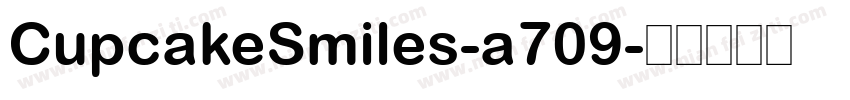 CupcakeSmiles-a709字体转换