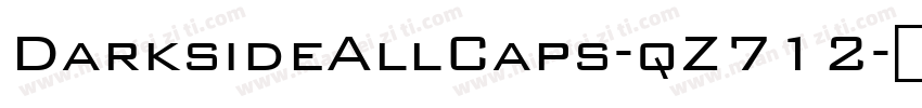 DarksideAllCaps-qZ712字体转换
