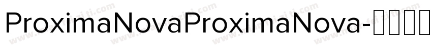 ProximaNovaProximaNova字体转换