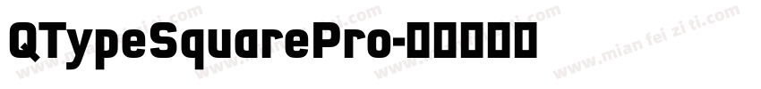 QTypeSquarePro字体转换