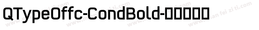 QTypeOffc-CondBold字体转换