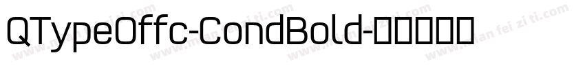 QTypeOffc-CondBold字体转换