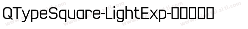 QTypeSquare-LightExp字体转换