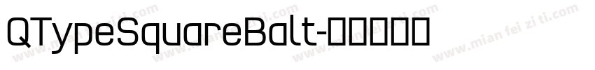 QTypeSquareBalt字体转换