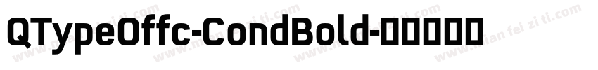 QTypeOffc-CondBold字体转换