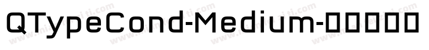 QTypeCond-Medium字体转换
