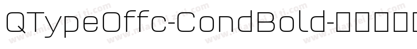 QTypeOffc-CondBold字体转换