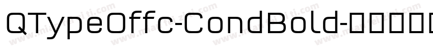 QTypeOffc-CondBold字体转换