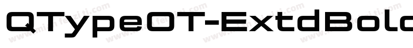 QTypeOT-ExtdBold字体转换