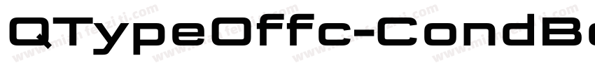 QTypeOffc-CondBold字体转换