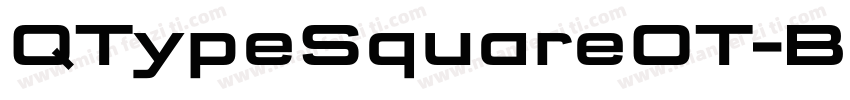 QTypeSquareOT-Black字体转换