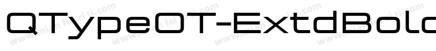 QTypeOT-ExtdBold字体转换