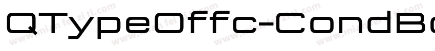 QTypeOffc-CondBold字体转换