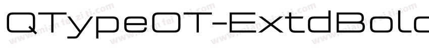 QTypeOT-ExtdBold字体转换