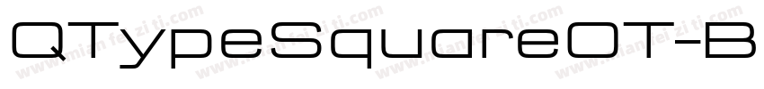 QTypeSquareOT-Black字体转换
