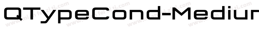 QTypeCond-Medium字体转换
