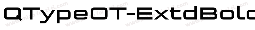 QTypeOT-ExtdBold字体转换