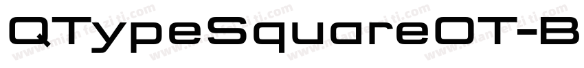 QTypeSquareOT-Black字体转换