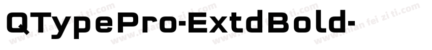 QTypePro-ExtdBold字体转换