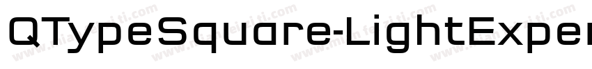 QTypeSquare-LightExpert字体转换