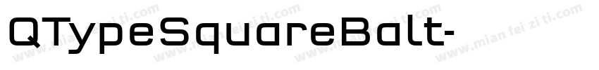 QTypeSquareBalt字体转换