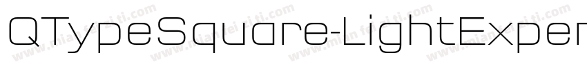 QTypeSquare-LightExpert字体转换