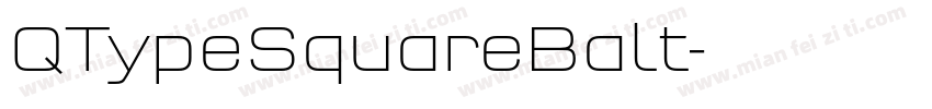 QTypeSquareBalt字体转换