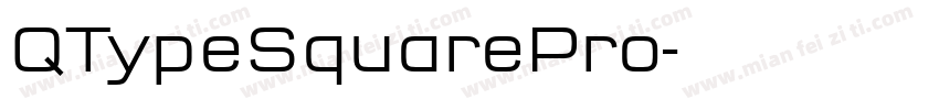 QTypeSquarePro字体转换