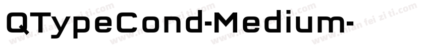QTypeCond-Medium字体转换