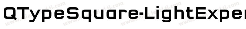 QTypeSquare-LightExpert字体转换