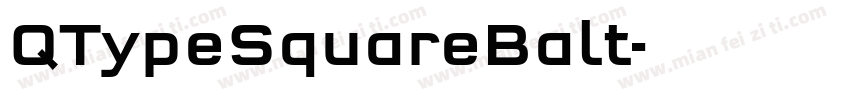 QTypeSquareBalt字体转换
