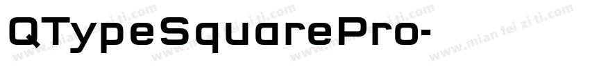 QTypeSquarePro字体转换