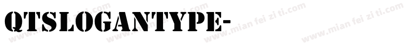 QTSlogantype字体转换