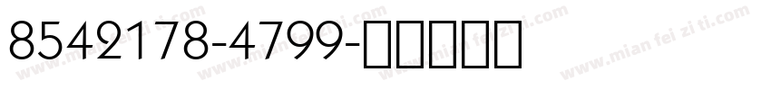 8542178-4799字体转换