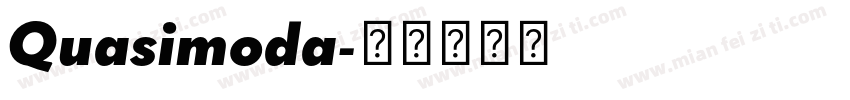Quasimoda字体转换