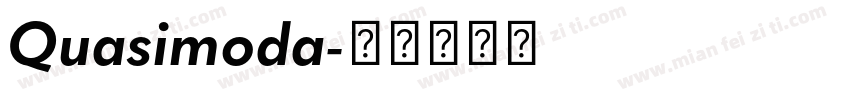 Quasimoda字体转换