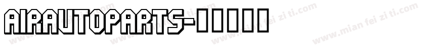 AIRAUTOPARTS字体转换