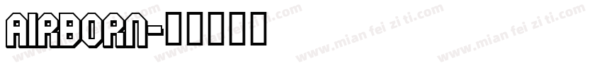 AIRBORN字体转换