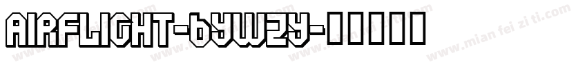 AIRFLIGHT-6YWzY字体转换