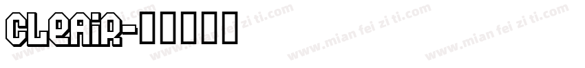 CleAir字体转换