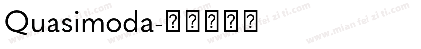 Quasimoda字体转换
