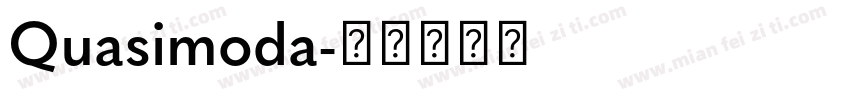 Quasimoda字体转换