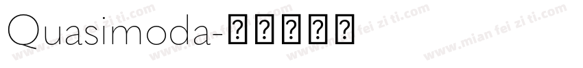 Quasimoda字体转换