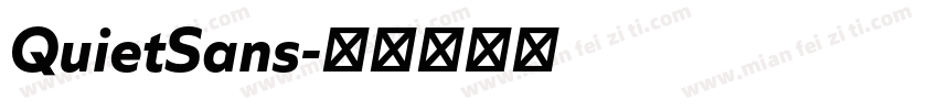 QuietSans字体转换