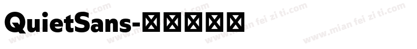 QuietSans字体转换