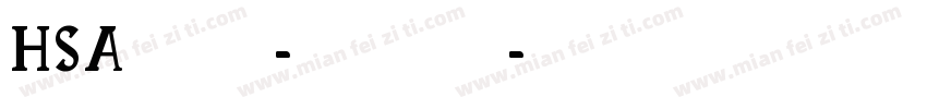 HSAlhuda-medium字体转换
