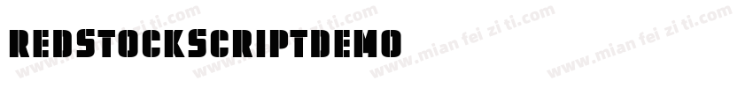 redstockscriptdemo字体转换